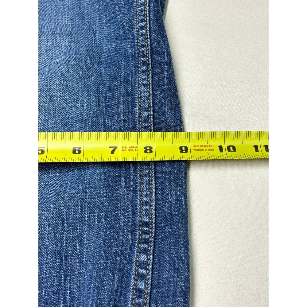 Wrangler Relaxed Boot Jeans Mens 36x32 Dark‎ Wash Denim Fly Casual